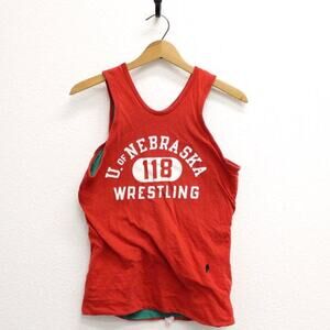 Vintage University of Nebraska Cornhuskers Wrestling Tank Top XS